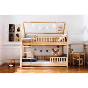 Кровать-домик двухъярусная детская Атланта